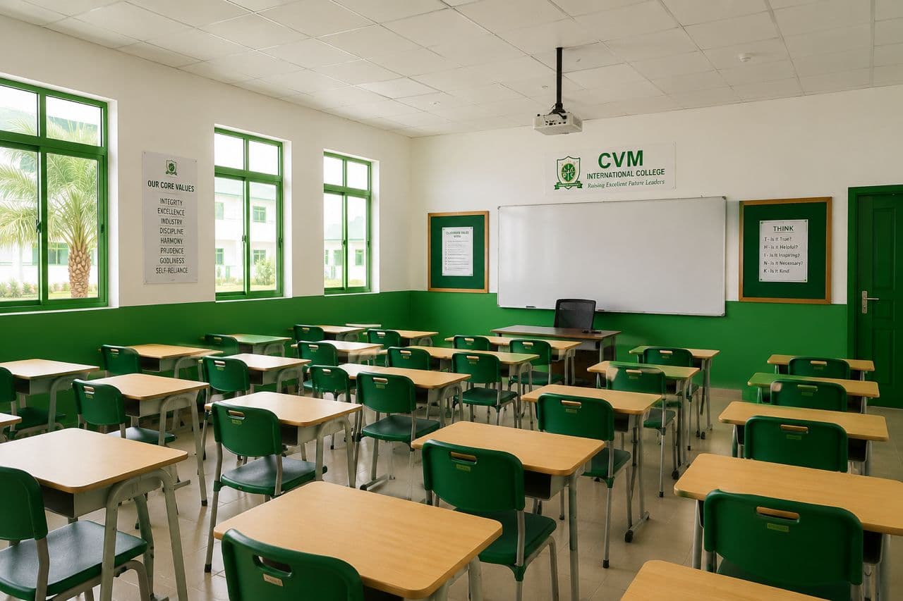 Modern classroom